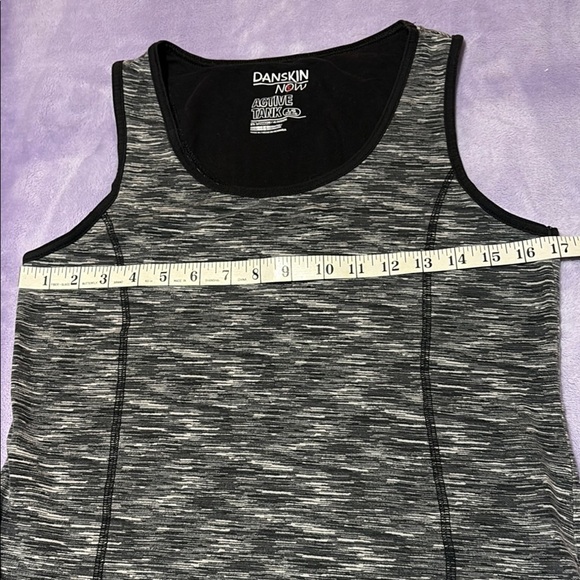 Danskin Gray Fitted Sleeveless Tank Top - Picture 7 of 9